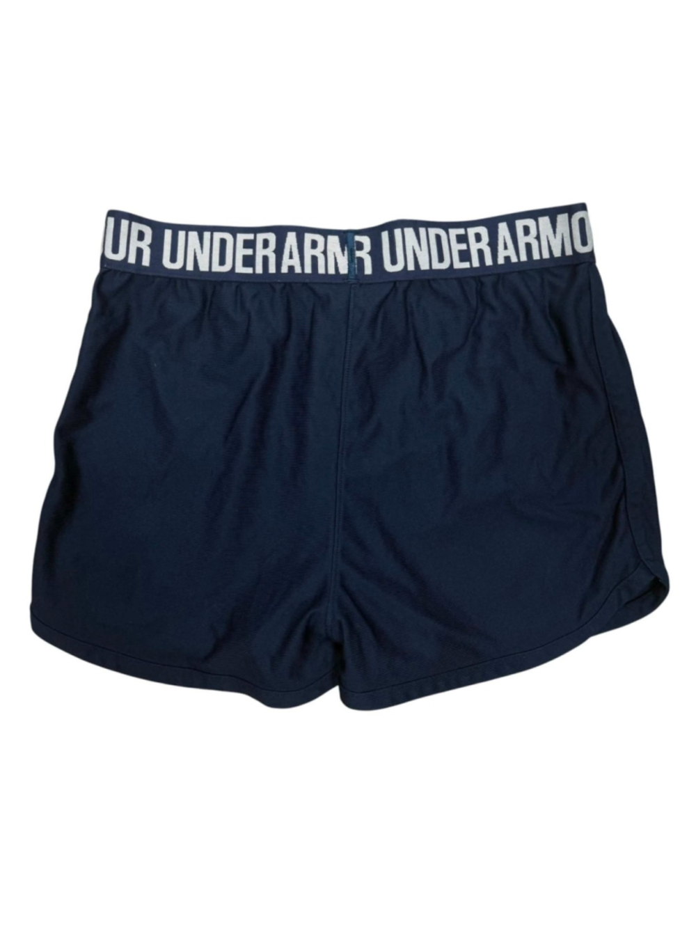 Under Armour HeatGear USA Shorts Navy Athletic Patriotic Stars Girls Youth XL - Picture 3 of 4